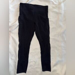Black Cropped Leggings